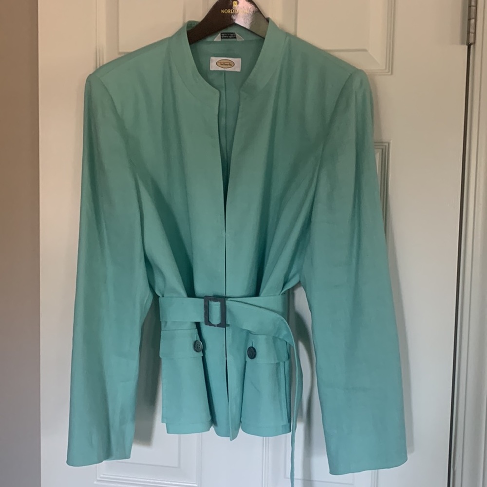 Talbots Green Jacket Size 14